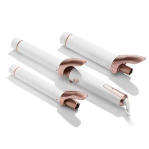 T3 curling iron w/ 3 interchangeable barrels